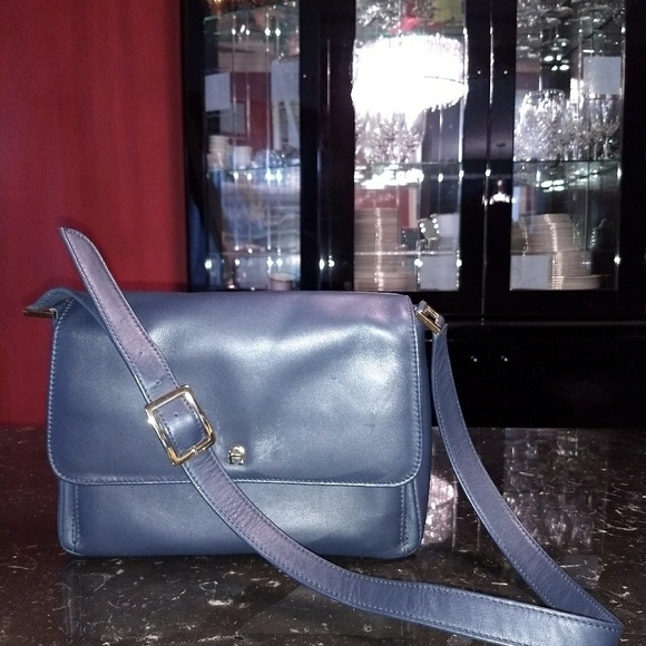 Very Rare Etienne Aigner Classic Leather Comp. Bag